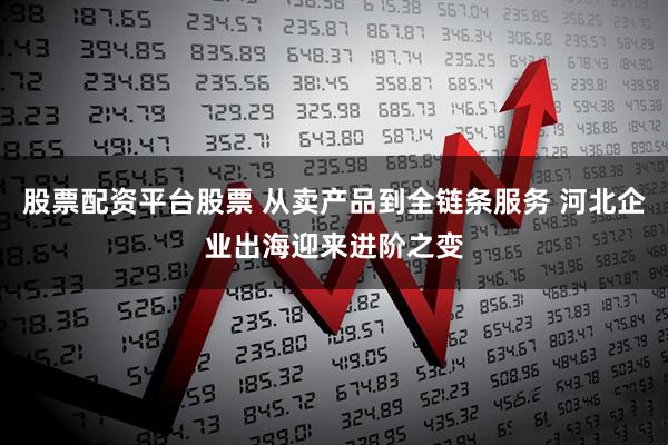 股票配资平台股票 从卖产品到全链条服务 河北企业出海迎来进阶之变